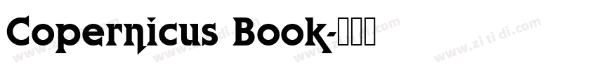 Copernicus Book字体转换